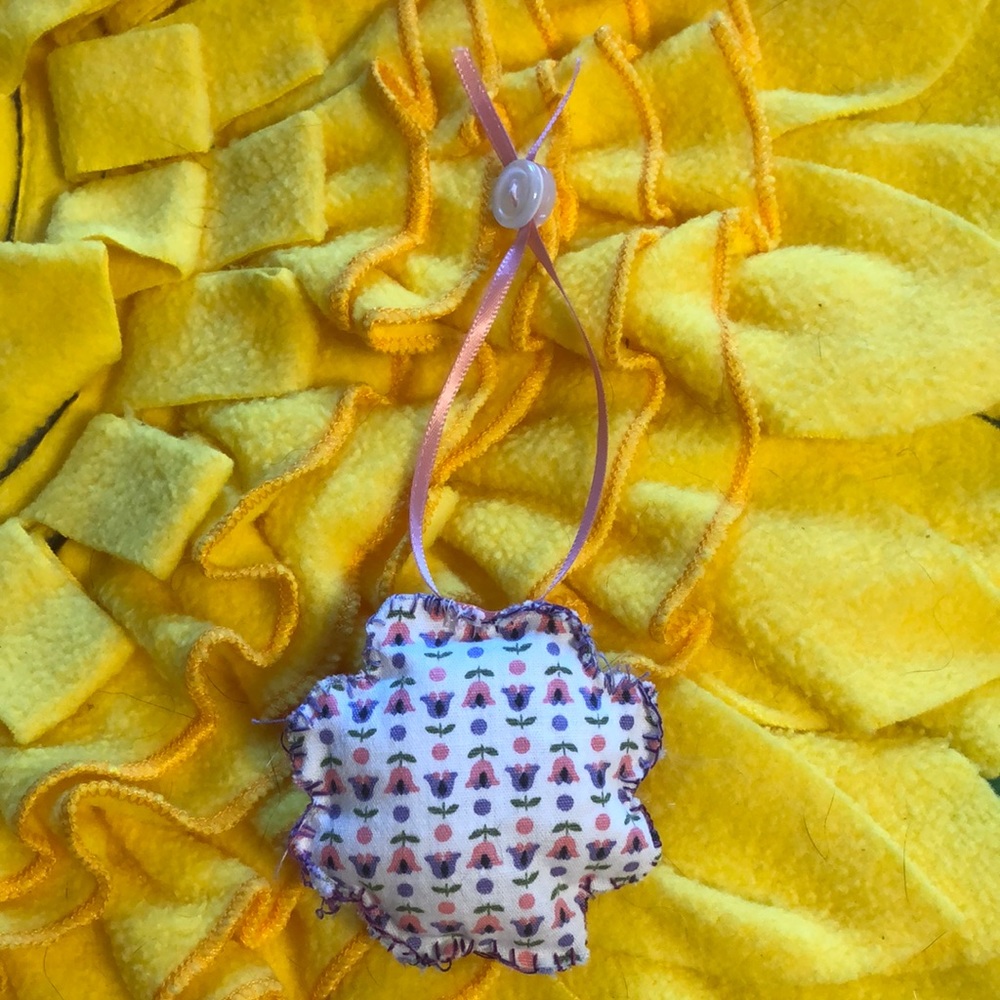 Hand stitched Flower